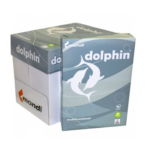 Mondi Dolphin® - Box 5 Risme Carta A4 - 500 fogli - 80gr. standard - Eco  Progress